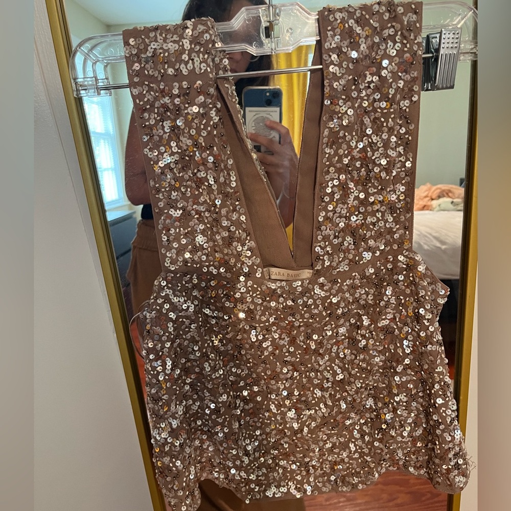 Sequin top